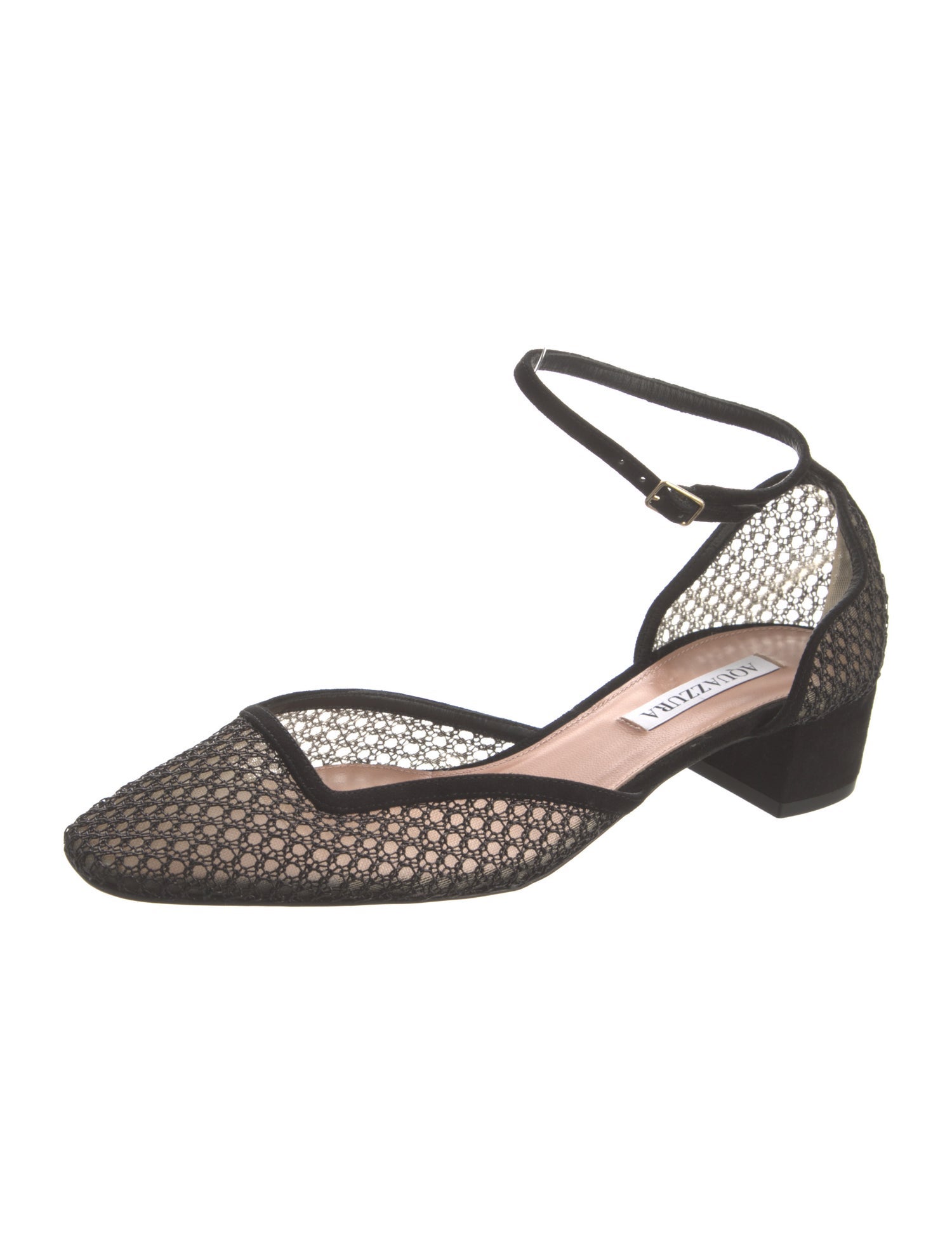 Aquazzura Suede D'Orsay Pumps