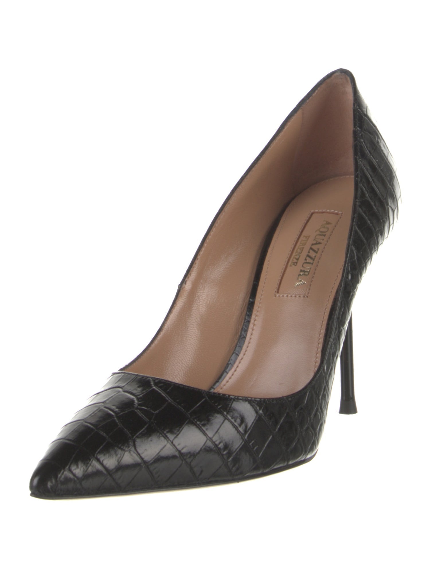 Aquazzura Crocodile Pumps