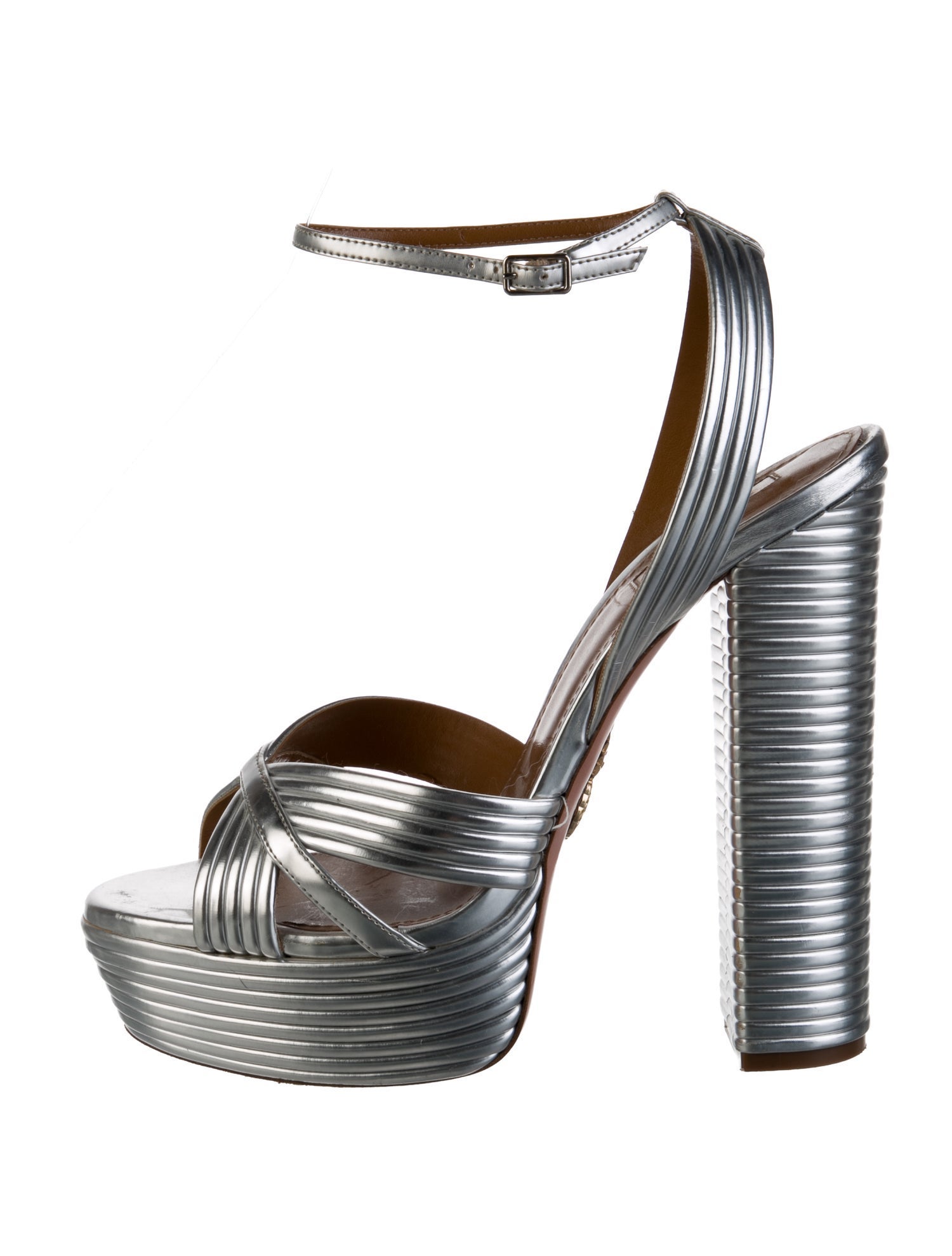 Aquazzura Leather Slingback Pumps