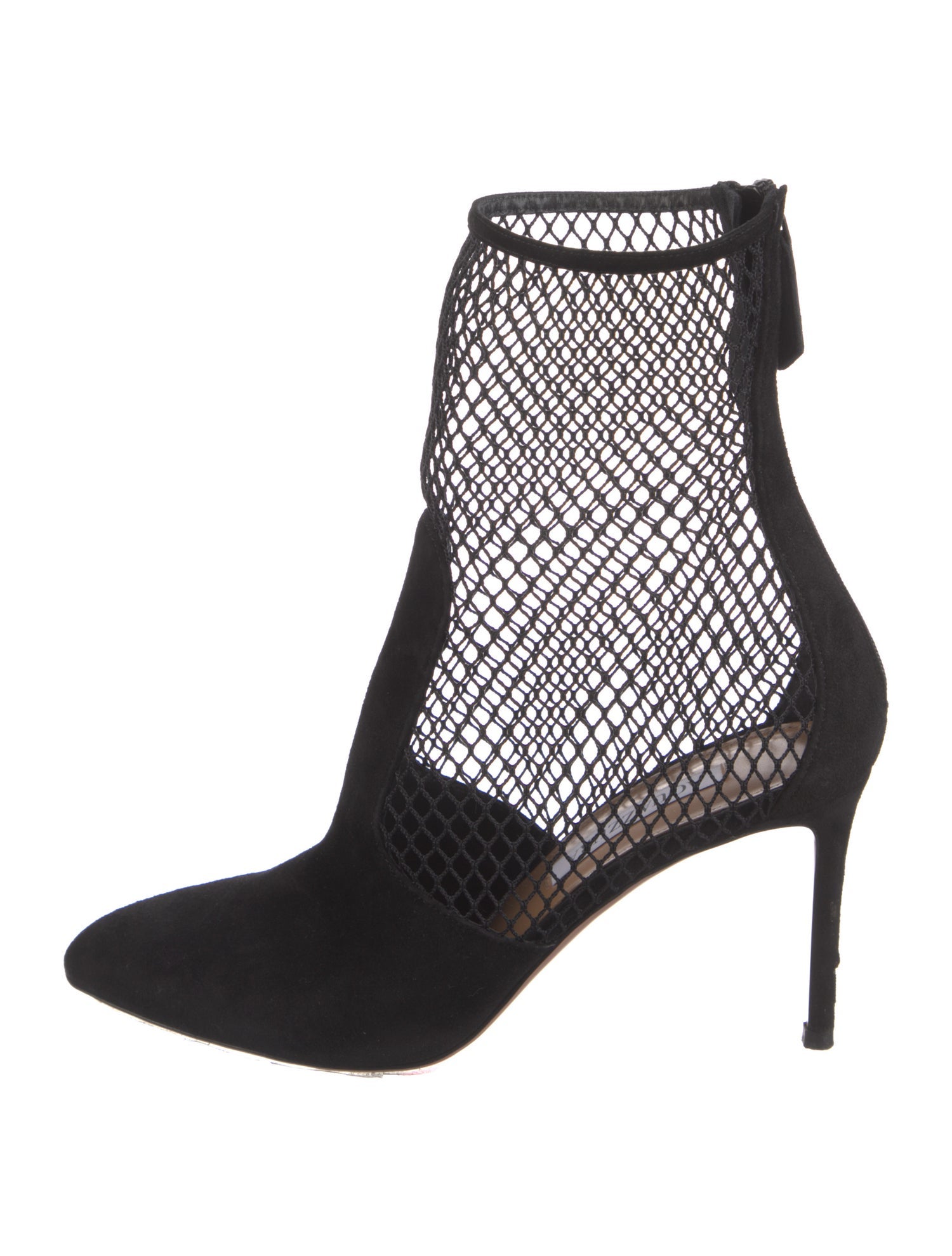 Aquazzura Suede Sock Boots