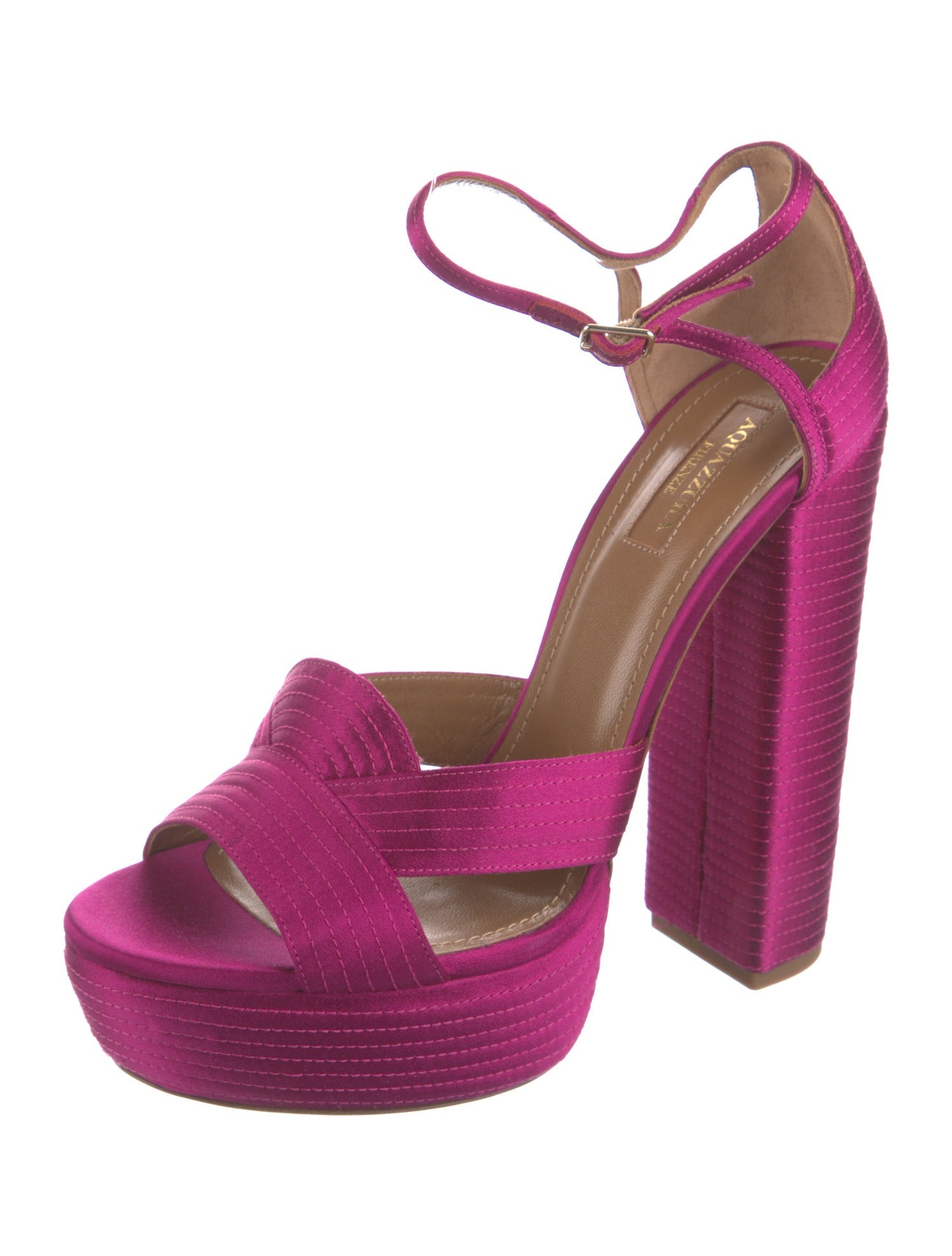 Aquazzura Satin D'Orsay Pumps