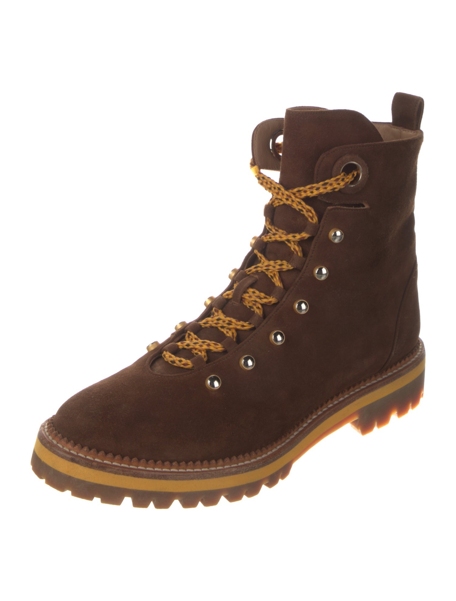 Aquazzura Suede Combat Boots