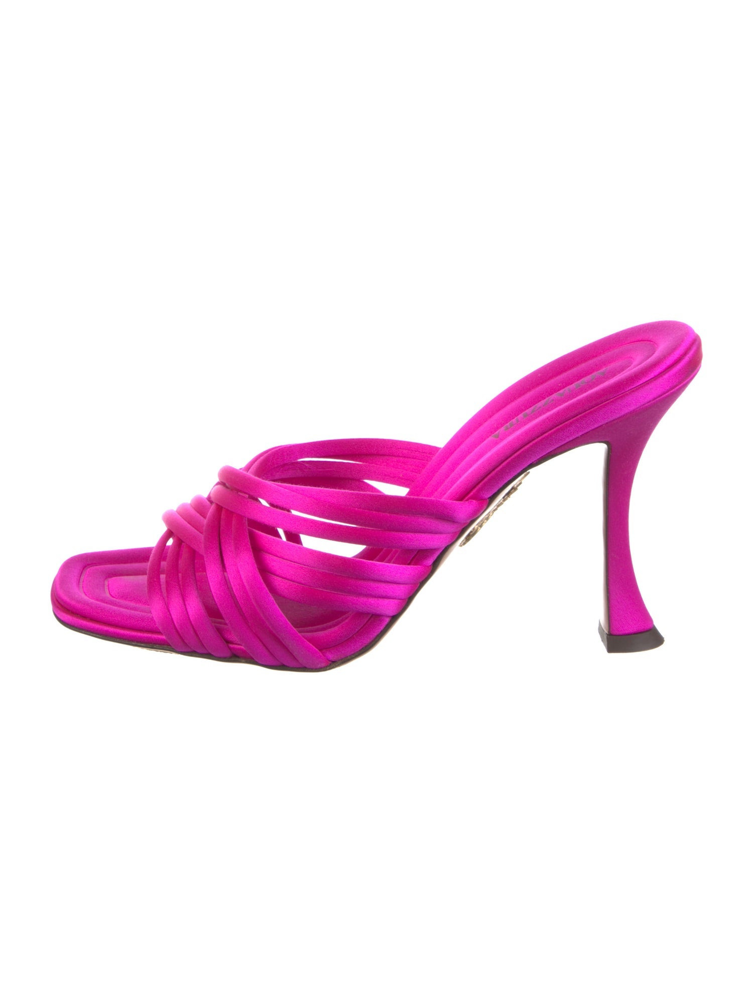 Aquazzura Satin Slides