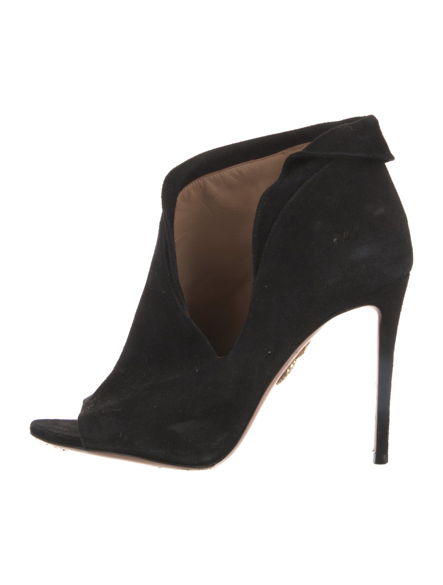 Aquazzura Suede Mules