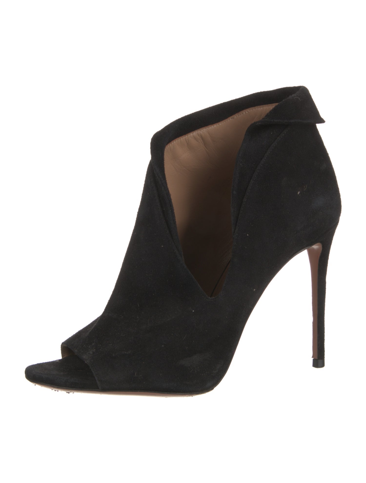 Aquazzura Suede Mules