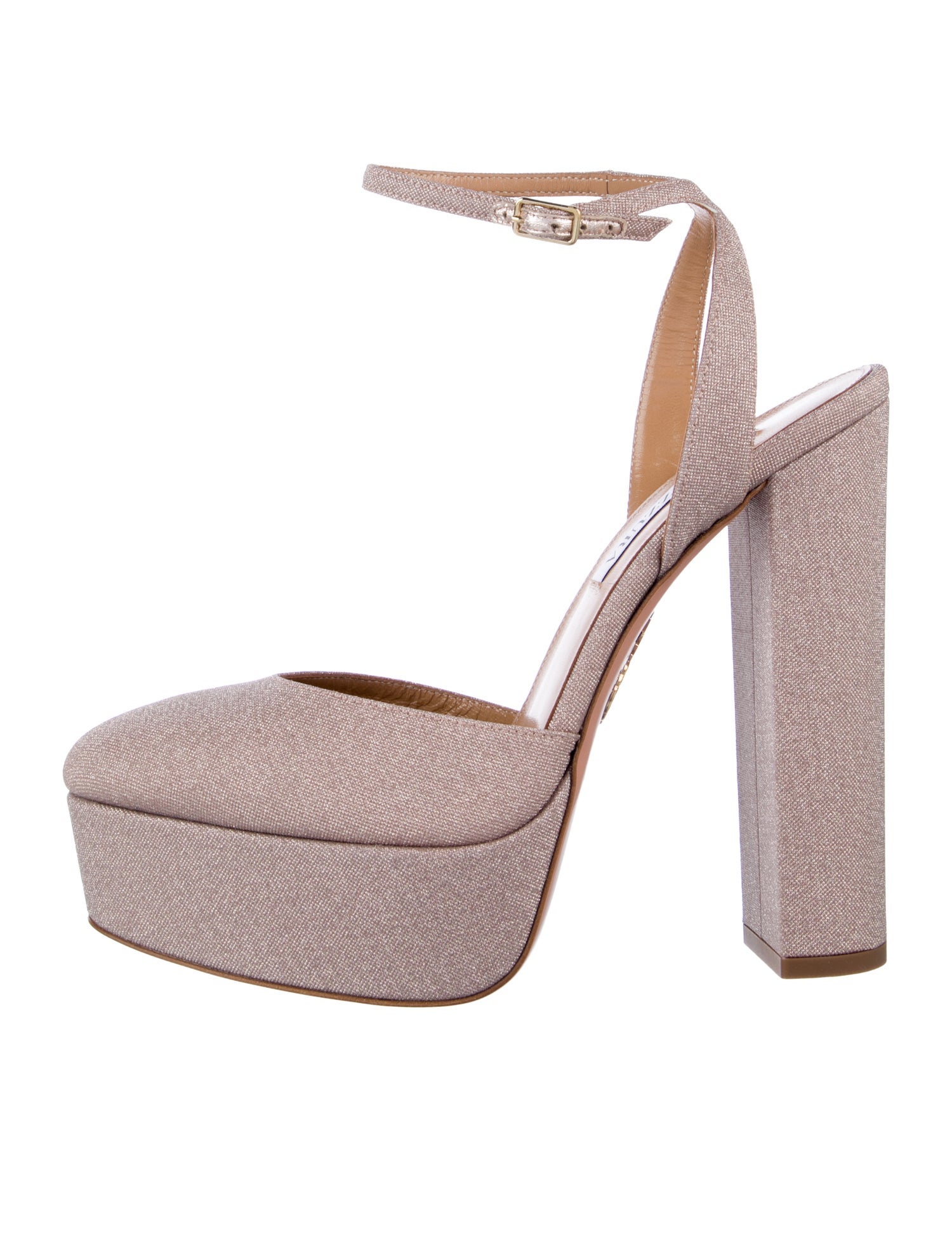 Aquazzura Glitter Slingback Pumps