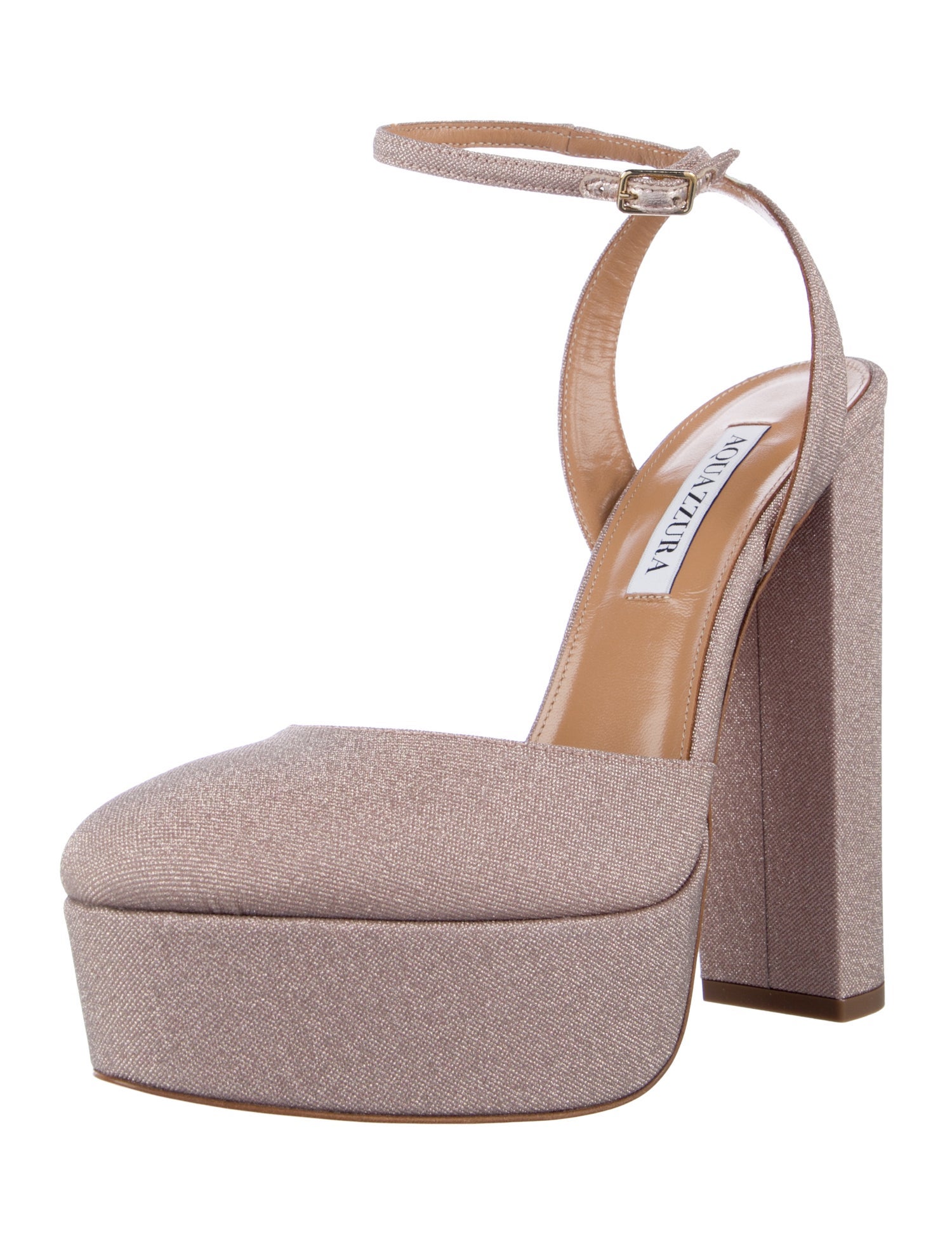 Aquazzura Glitter Slingback Pumps