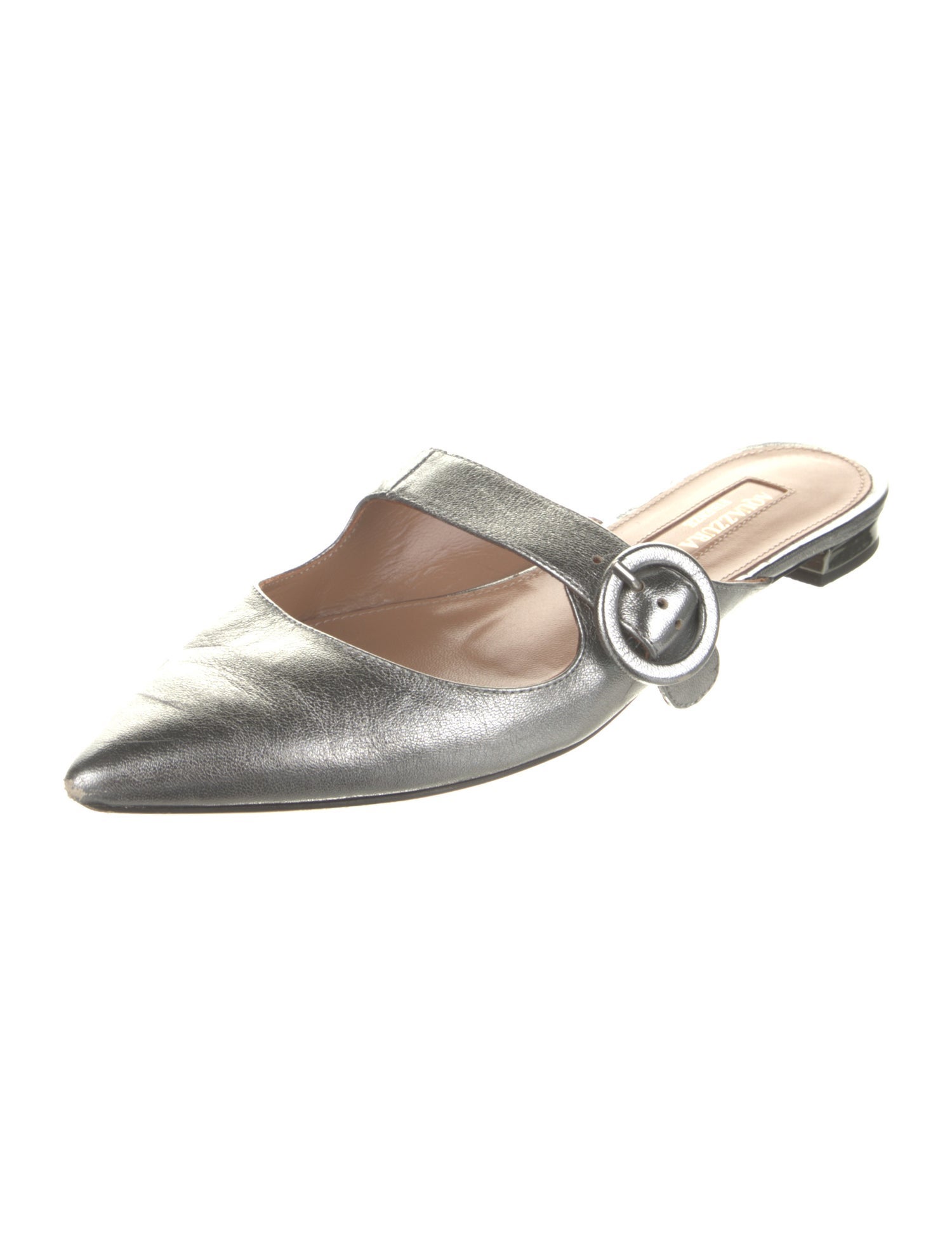 Aquazzura Leather Mules