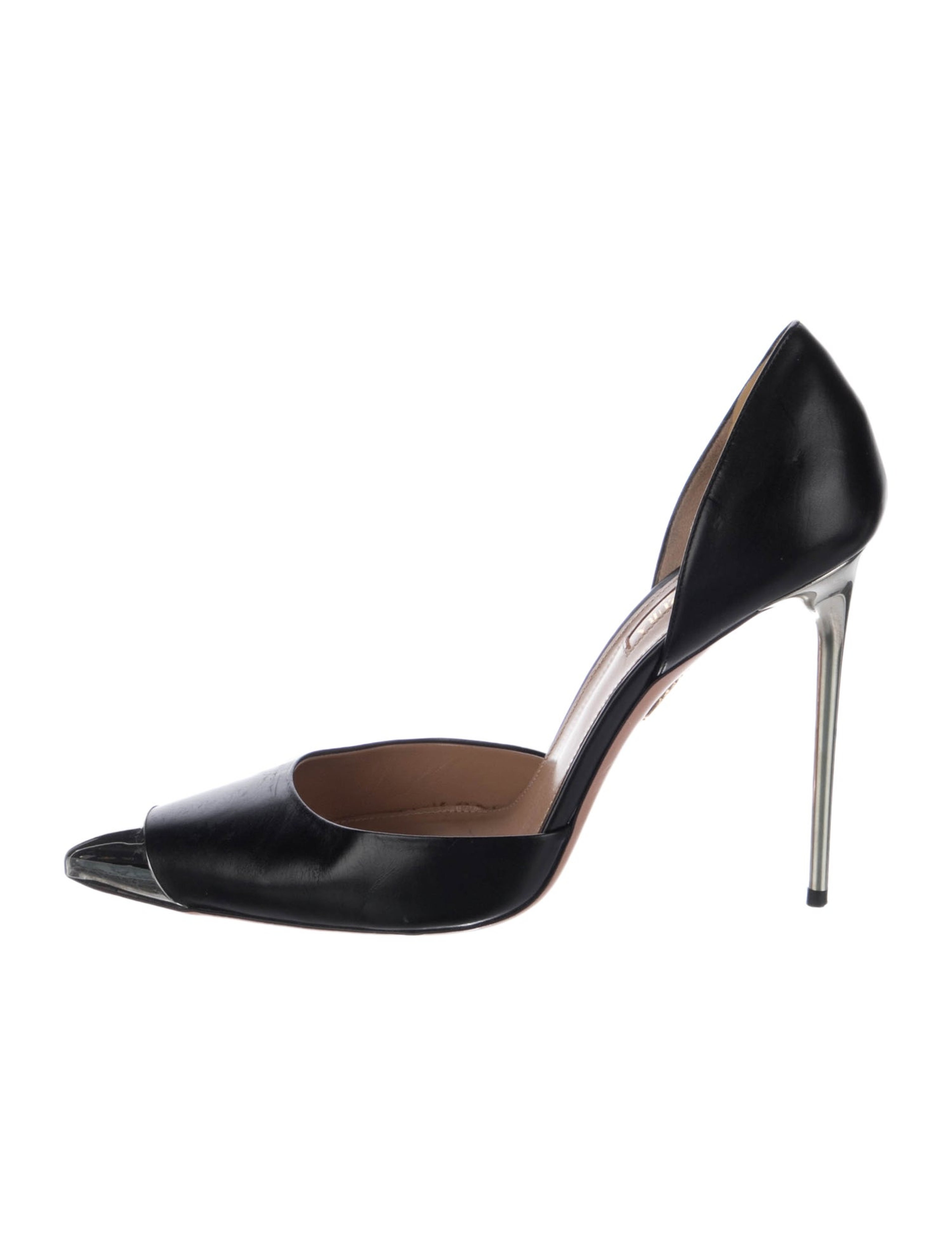 Leather D'Orsay Pumps