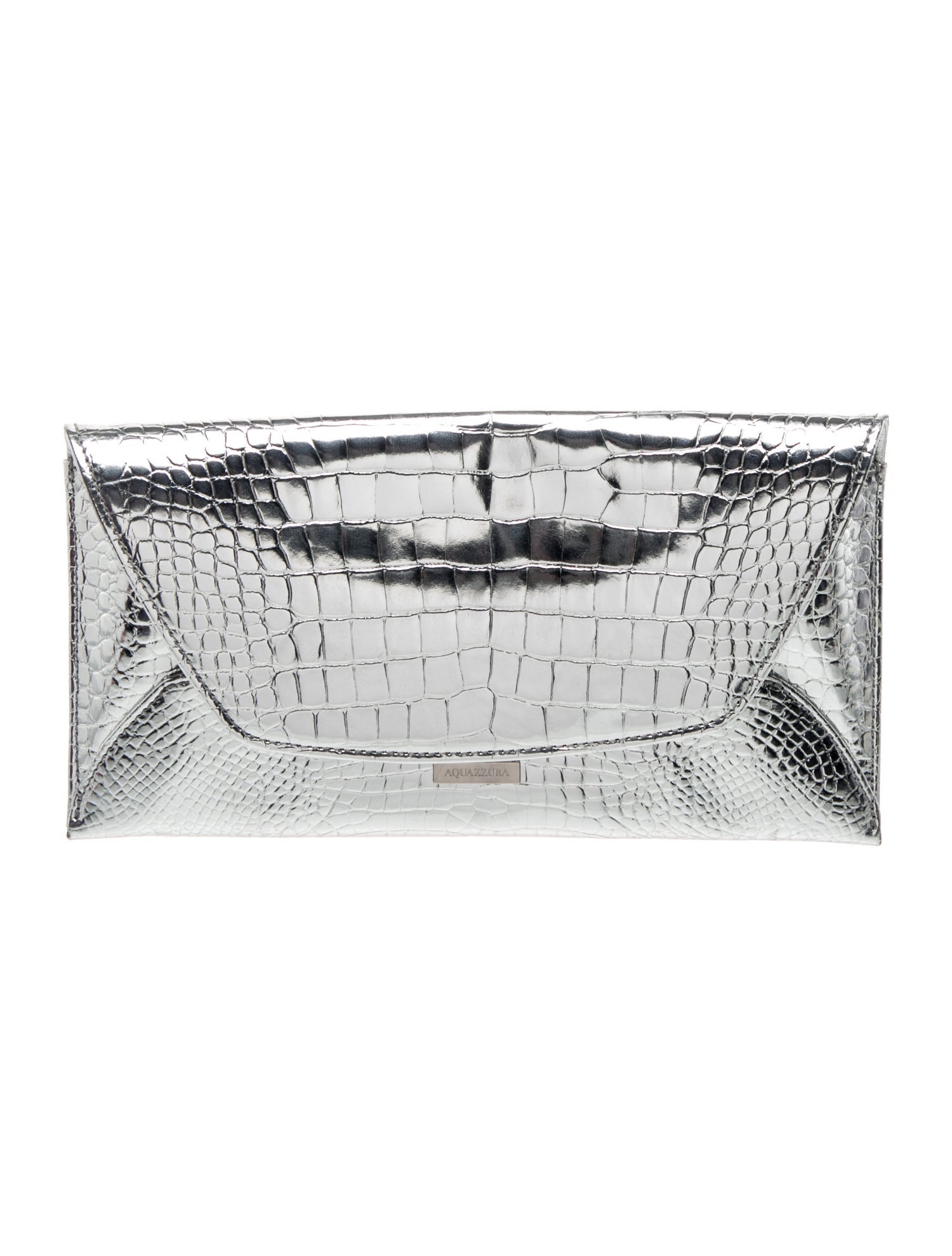 Embossed Leather Clutch