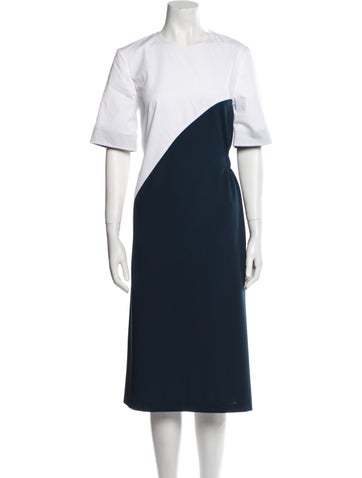 Araks Dresses Colorblock Pattern Midi Length Dress M