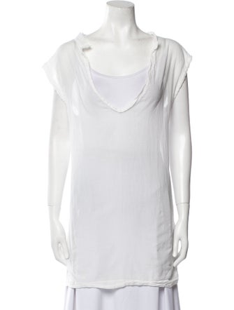 Araks Cowl Neck Short Sleeve Tunic
