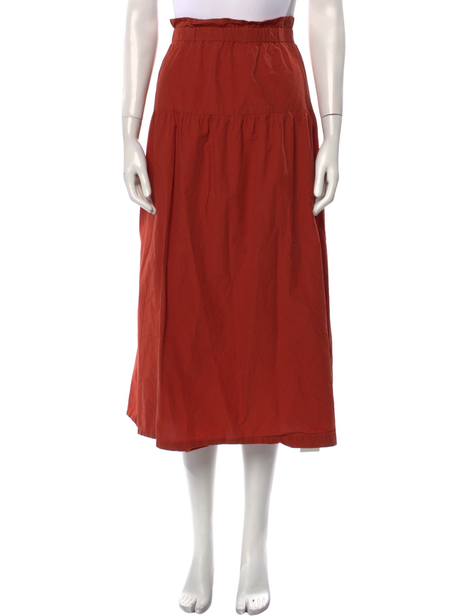 Araks Ruffle Embellishment Midi Length Skirt