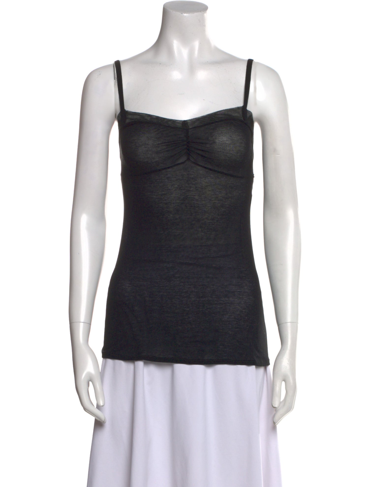 Araks Square Neckline Sleeveless Top