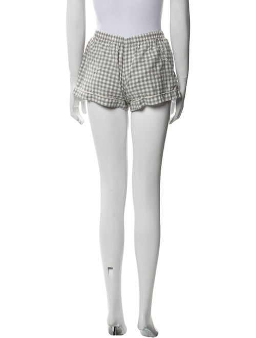 Araks Plaid Print Mini Shorts