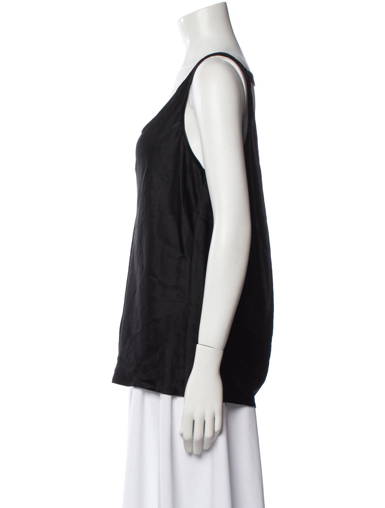 Araks Silk Scoop Neck Top
