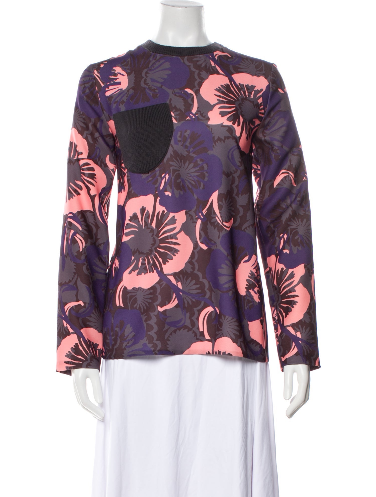 Araks Silk Floral Print Blouse