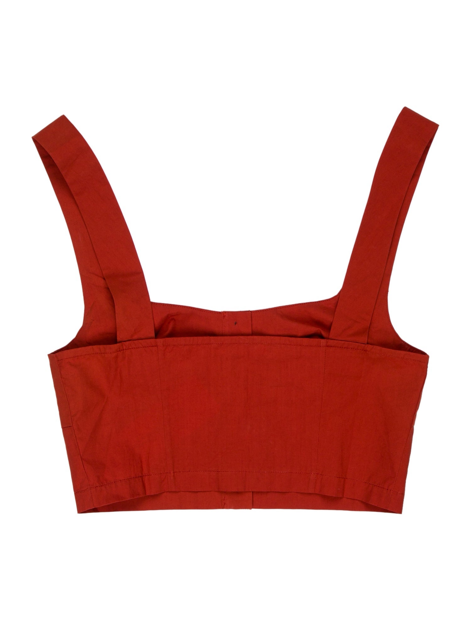 Araks Square Neckline Sleeveless Crop Top