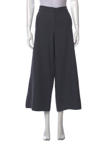 Pre-owned Sofia Cashmere Wide Leg Pants In Grey