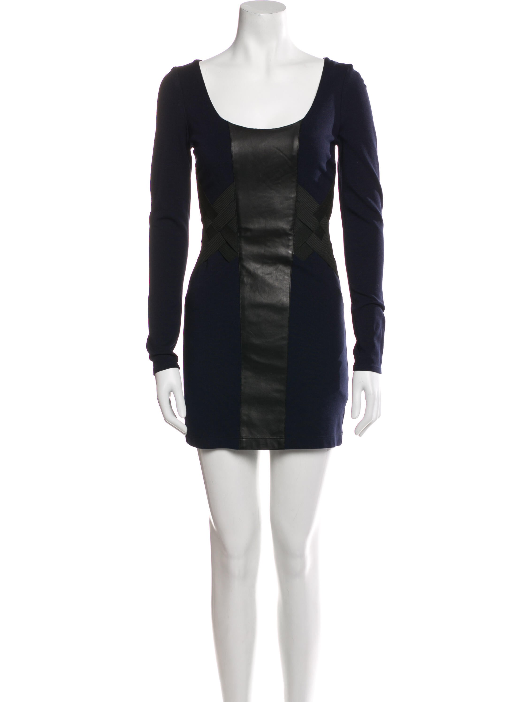 Archive Colorblock Pattern Mini Dress