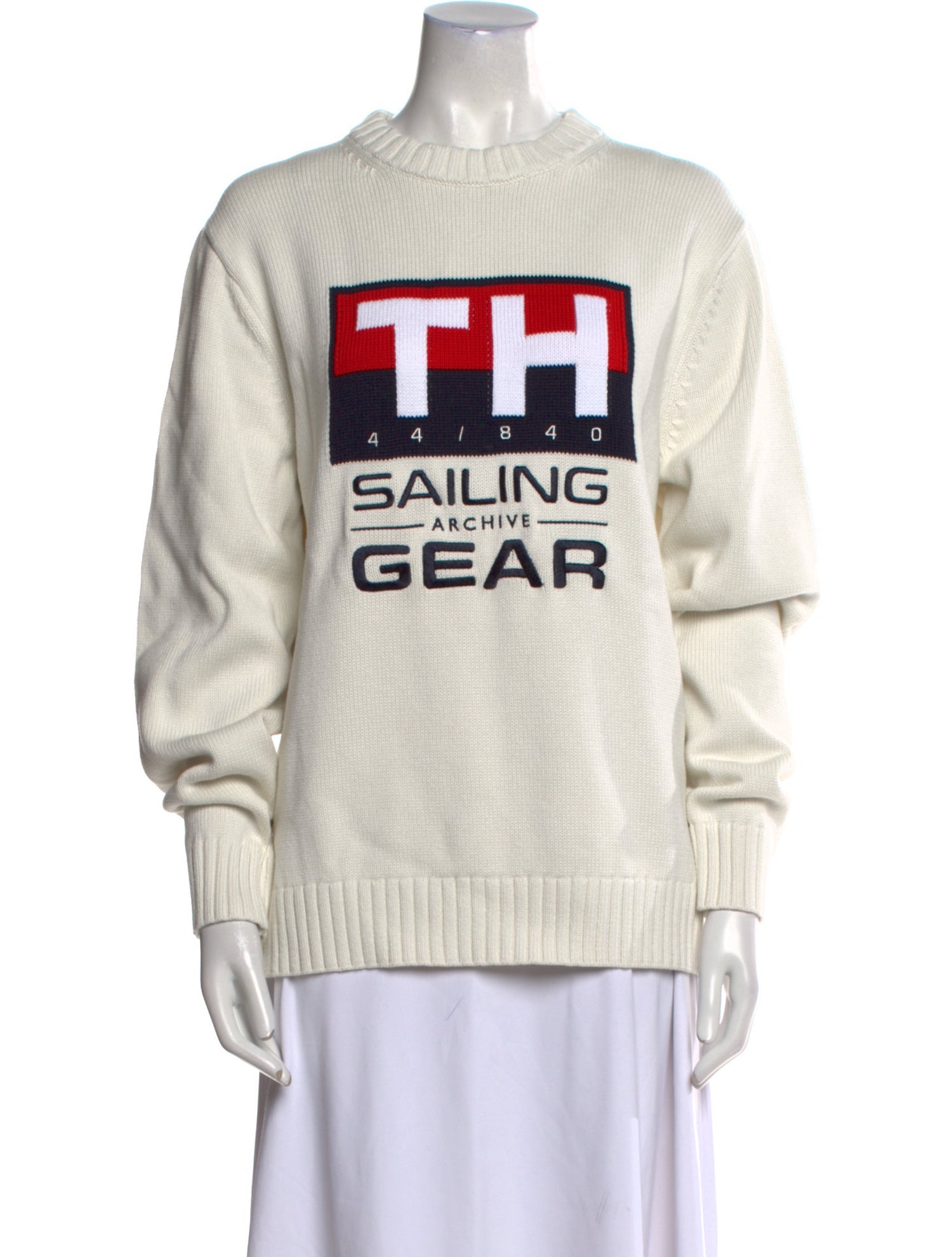 Archive Graphic Print Crew Neck Sweatshirt w/ Tags