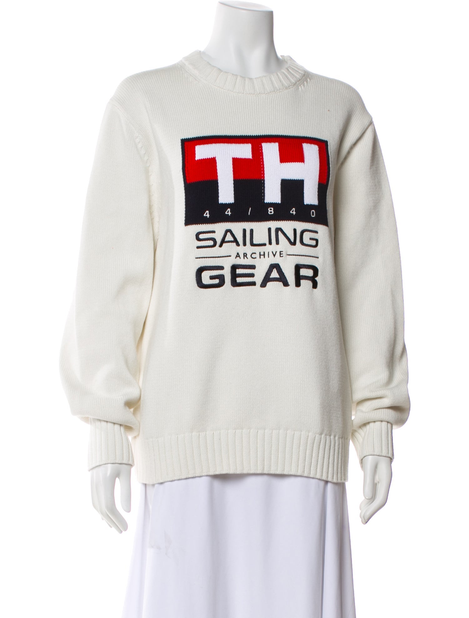 Archive Graphic Print Crew Neck Sweatshirt w/ Tags