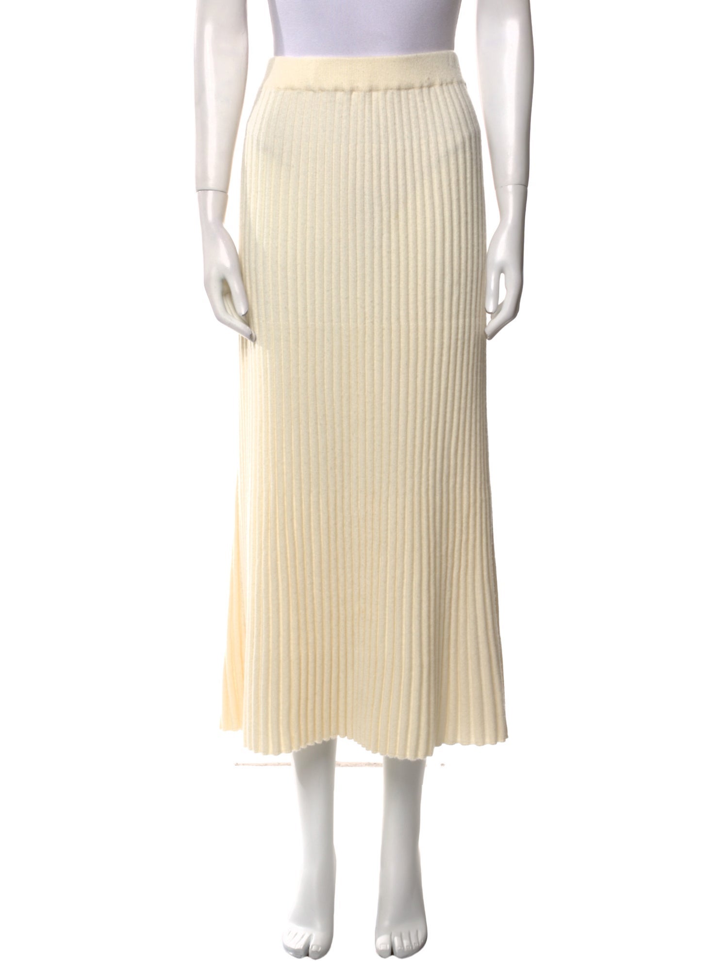 Arch4 Cashmere Midi Length Skirt