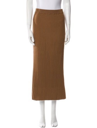 Arch4 Cashmere Midi Length Skirt