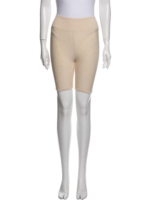 Area Area Knit Bike Mini Shorts w/ Tags Metallic