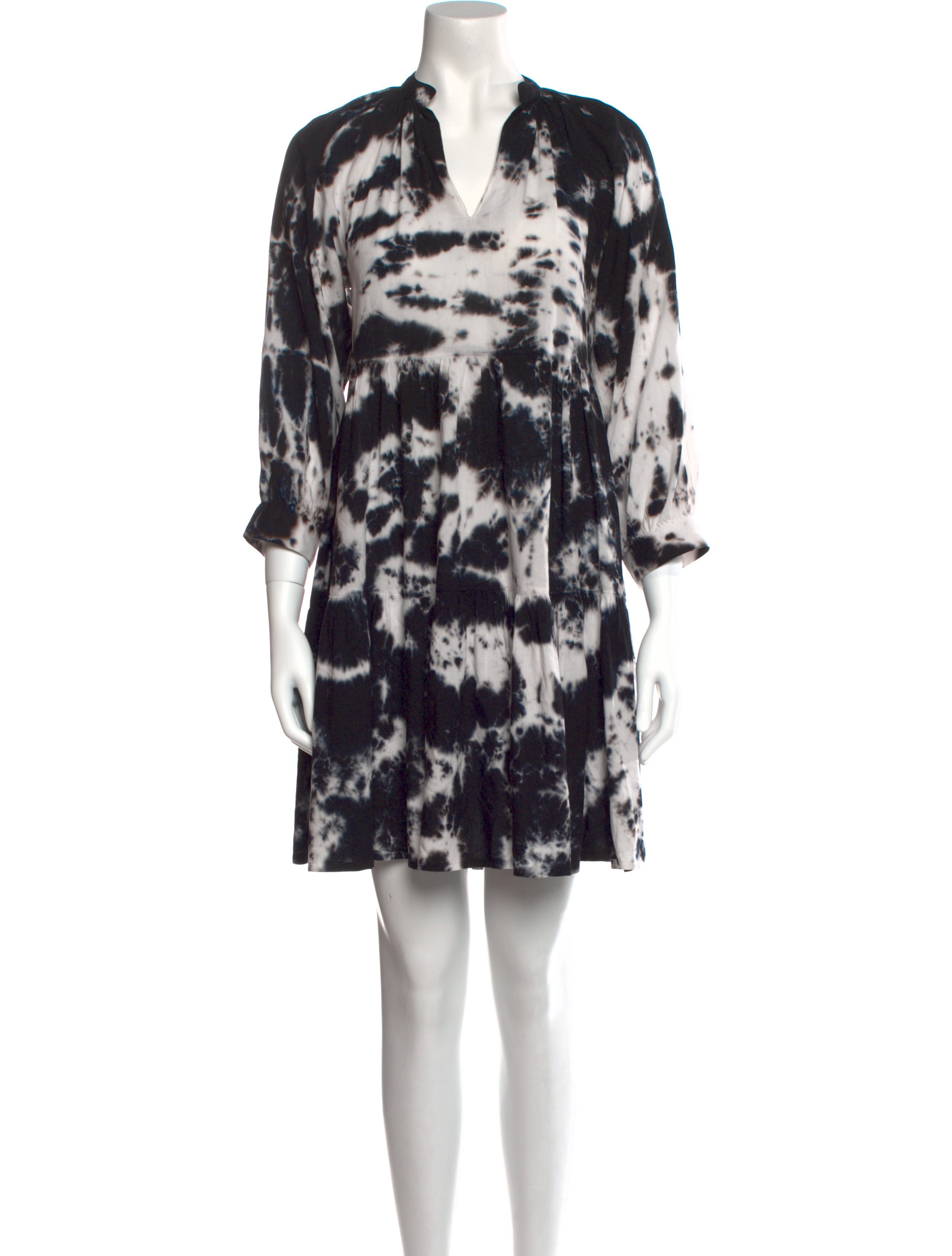 Area Printed Mini Dress