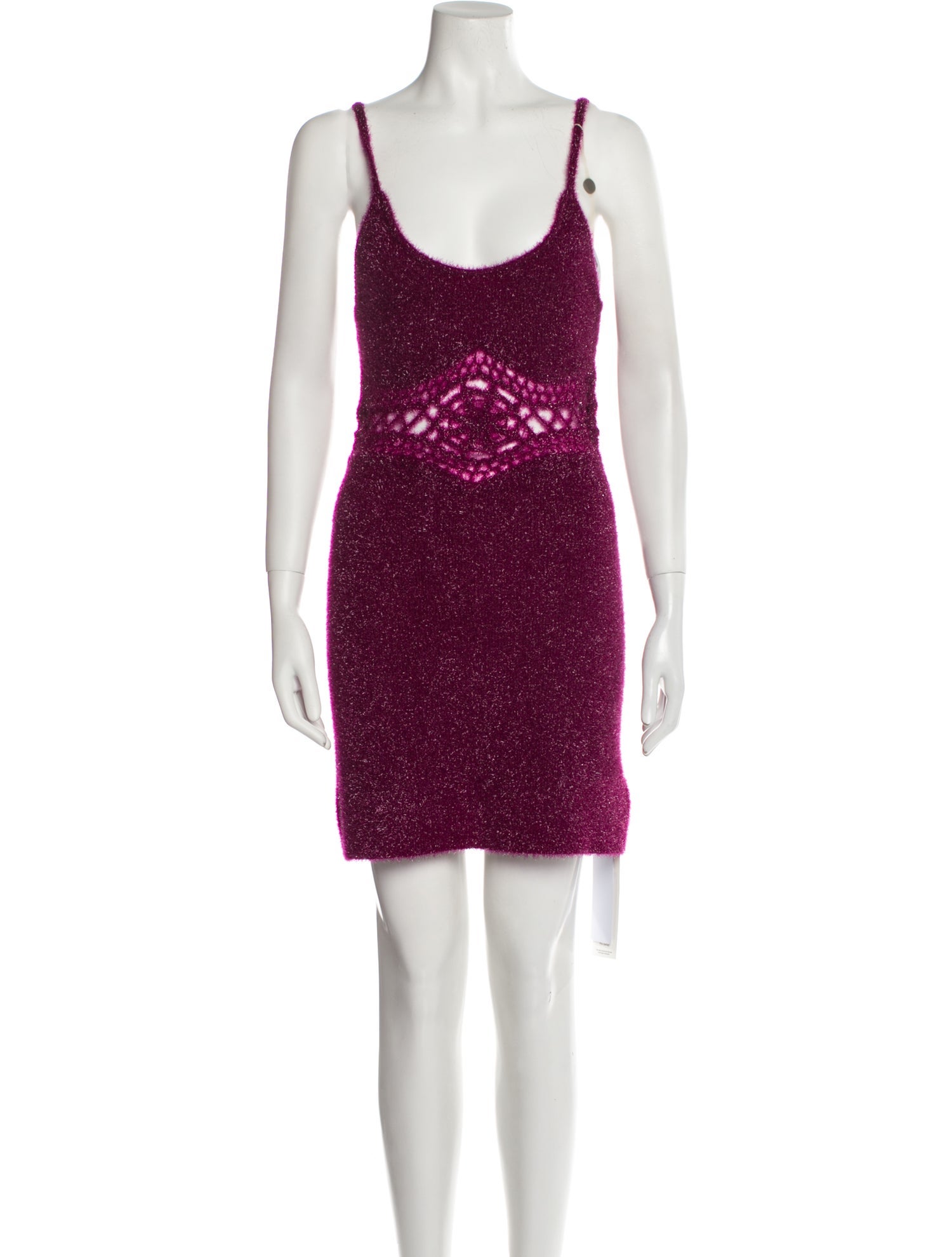 Area Scoop Neck Mini Dress w/ Tags