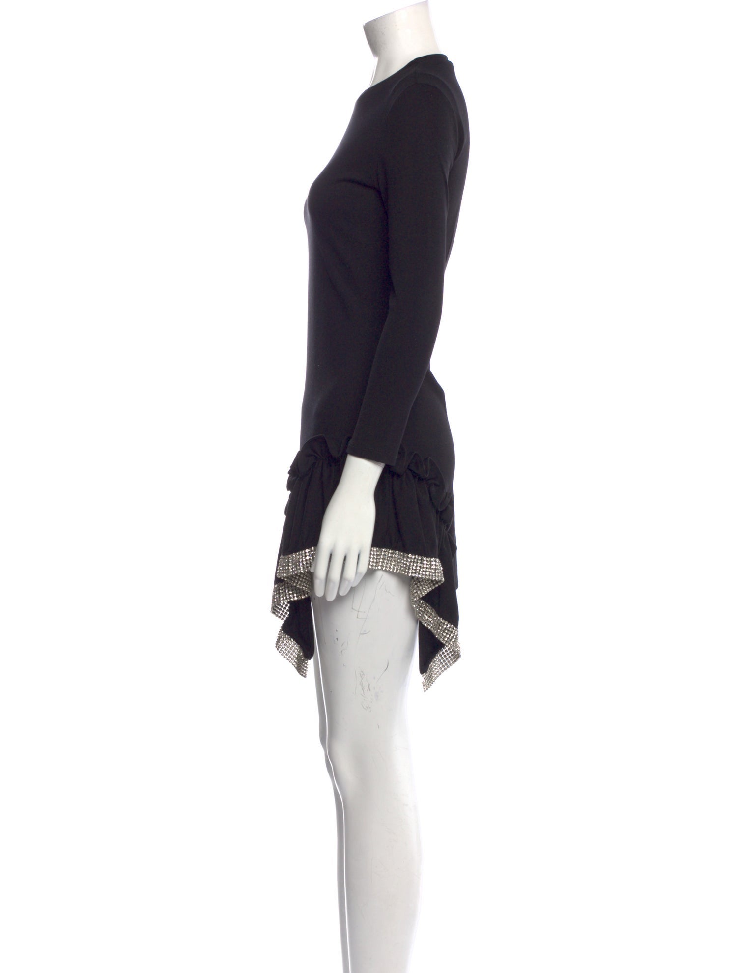 Area Crew Neck Mini Dress