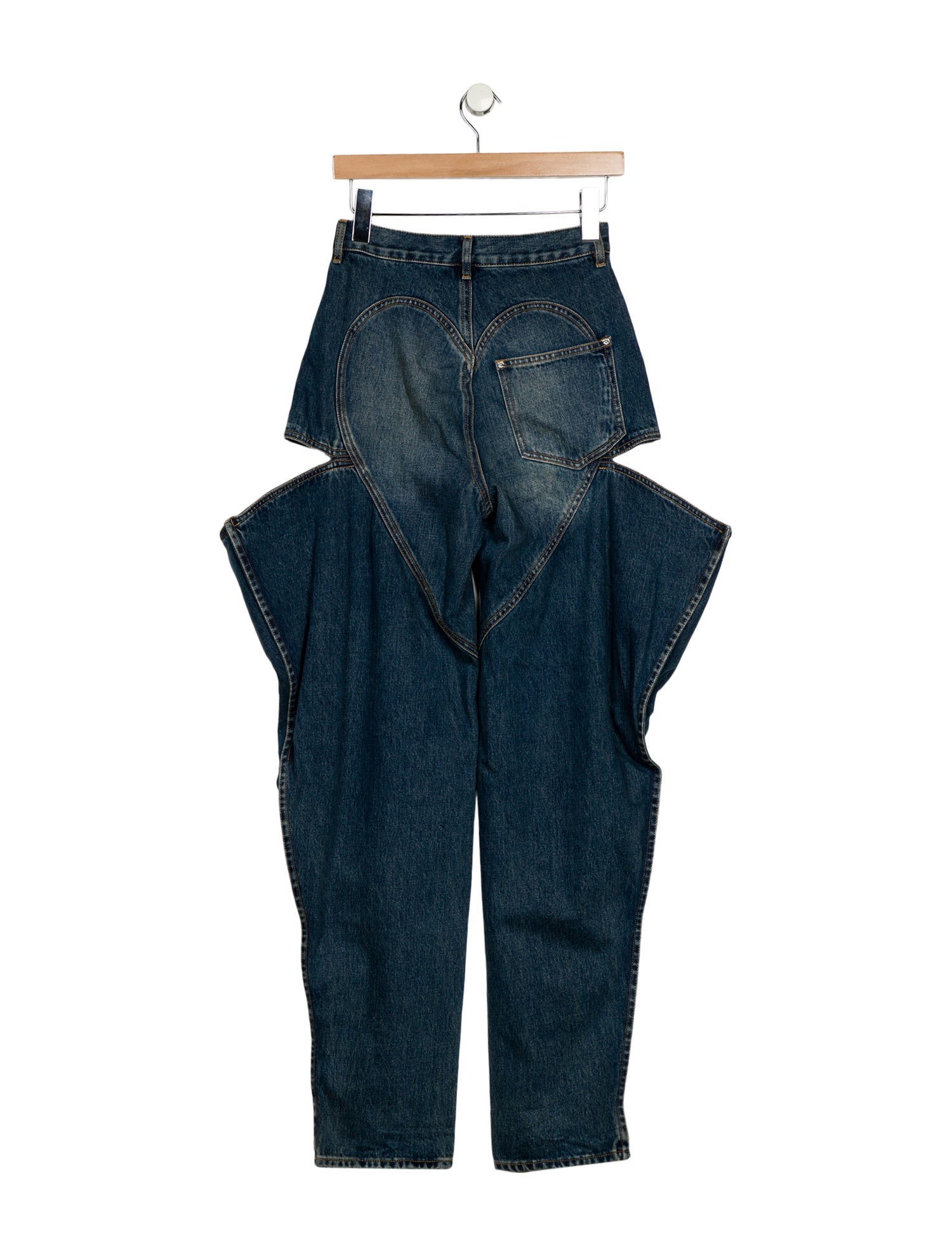 Area Mid-Rise Straight Leg Jeans