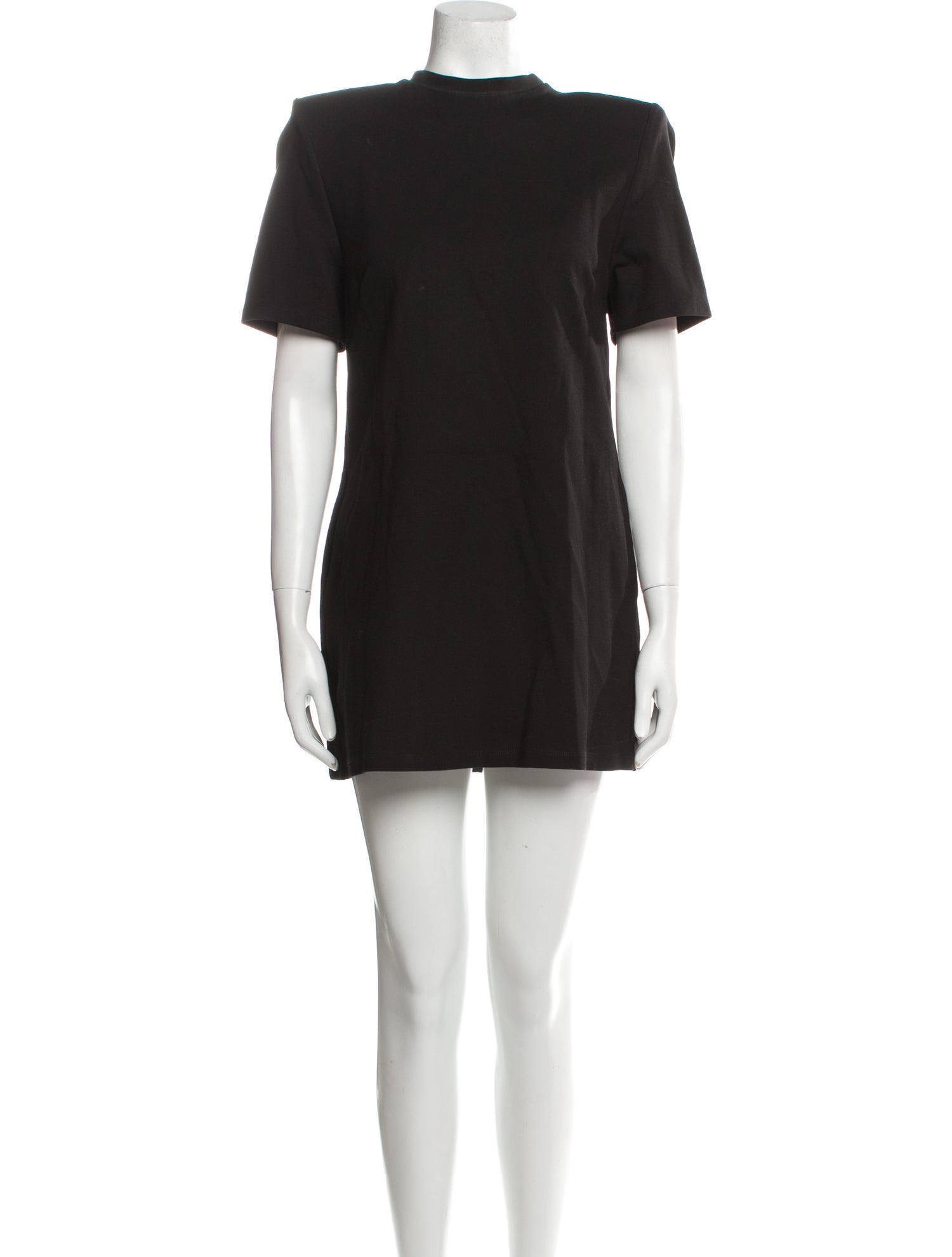 Area Mock Neck Mini Dress