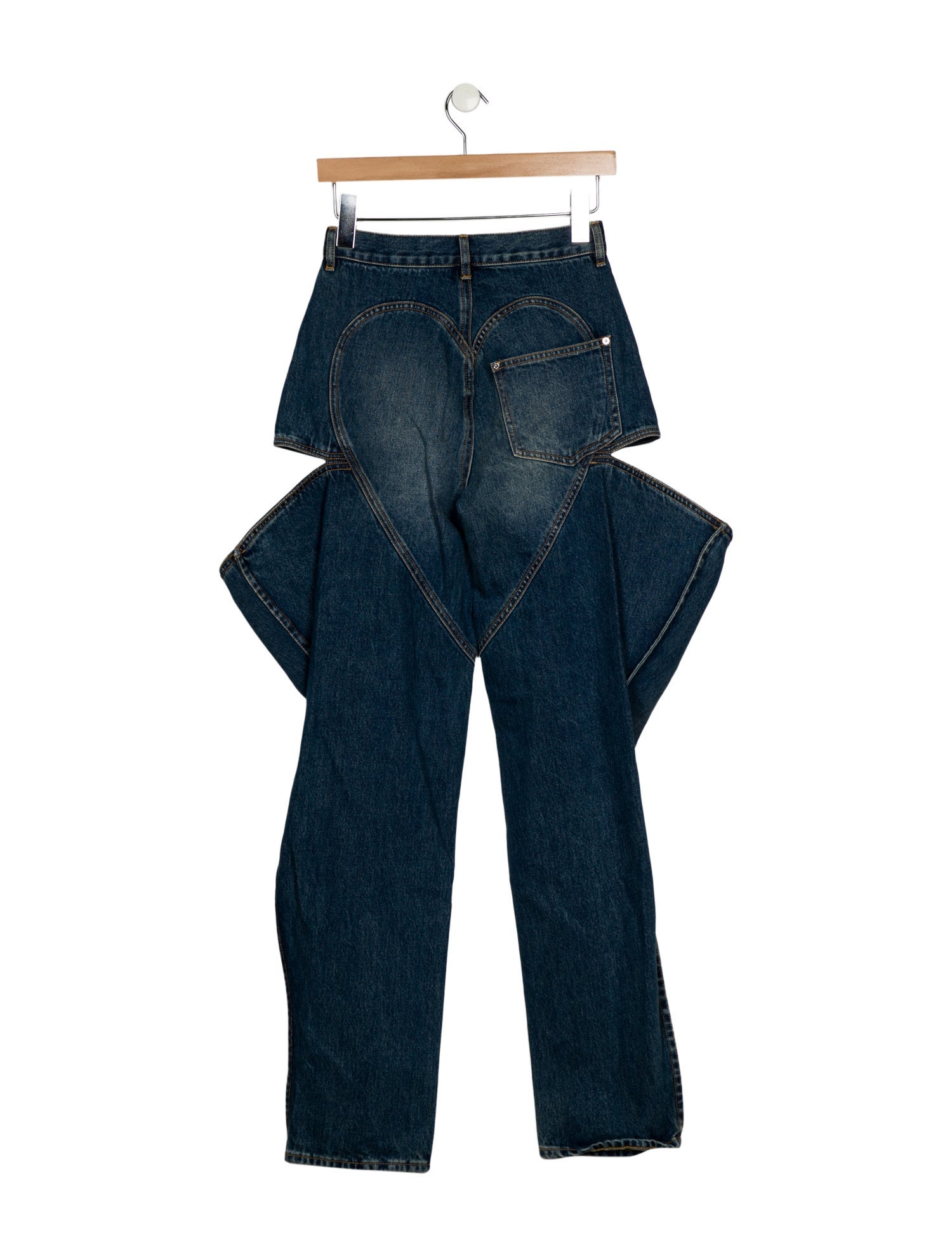 Area High-Rise Straight Leg Jeans