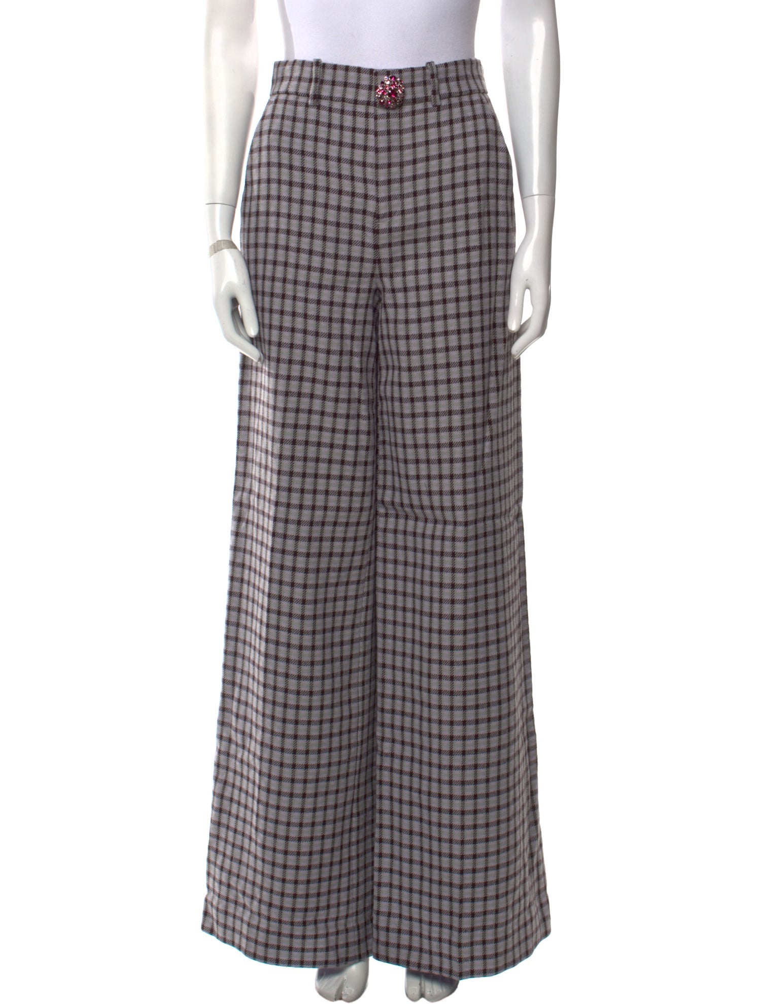 Area Virgin Wool Wide Leg Pants