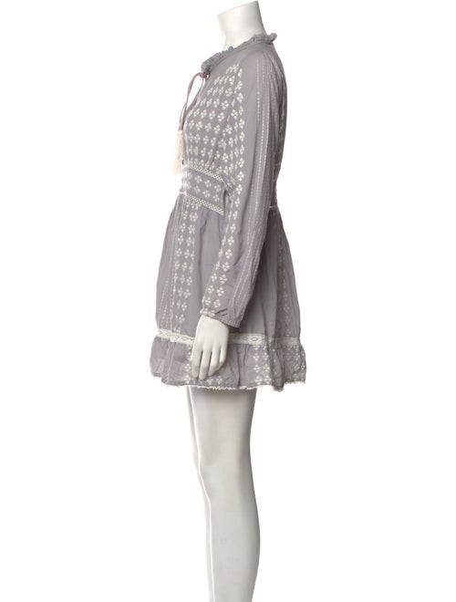 Area Printed Mini Dress