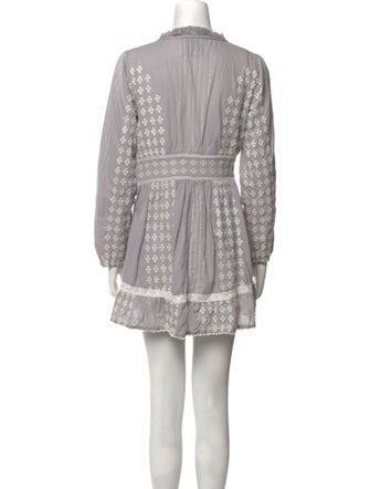 Area Printed Mini Dress