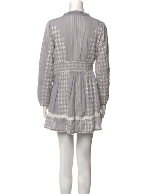 Area Printed Mini Dress