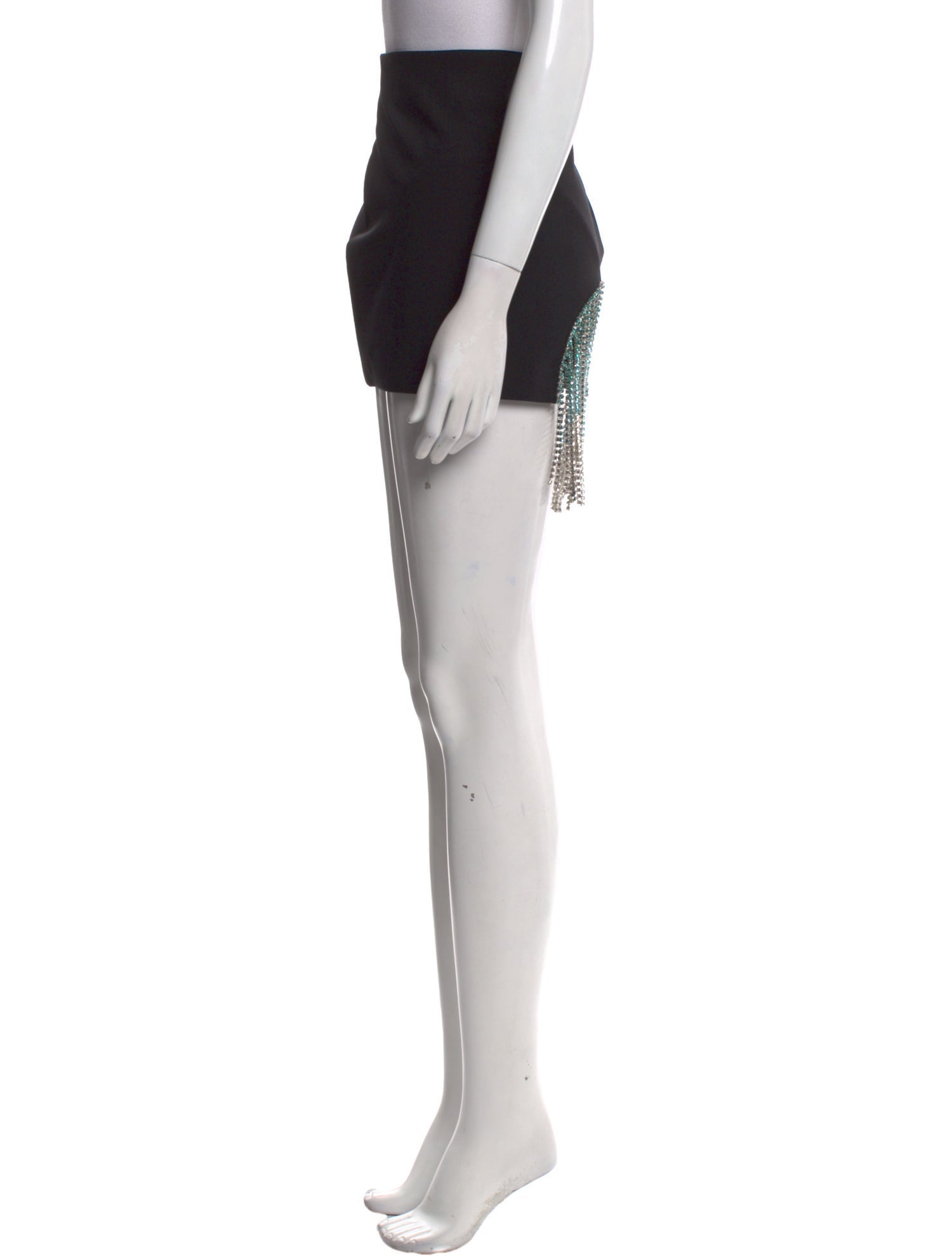 Area Tassel Accents Mini Skirt