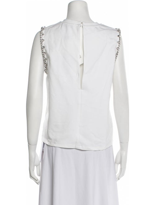 Area Crew Neck Sleeveless Top