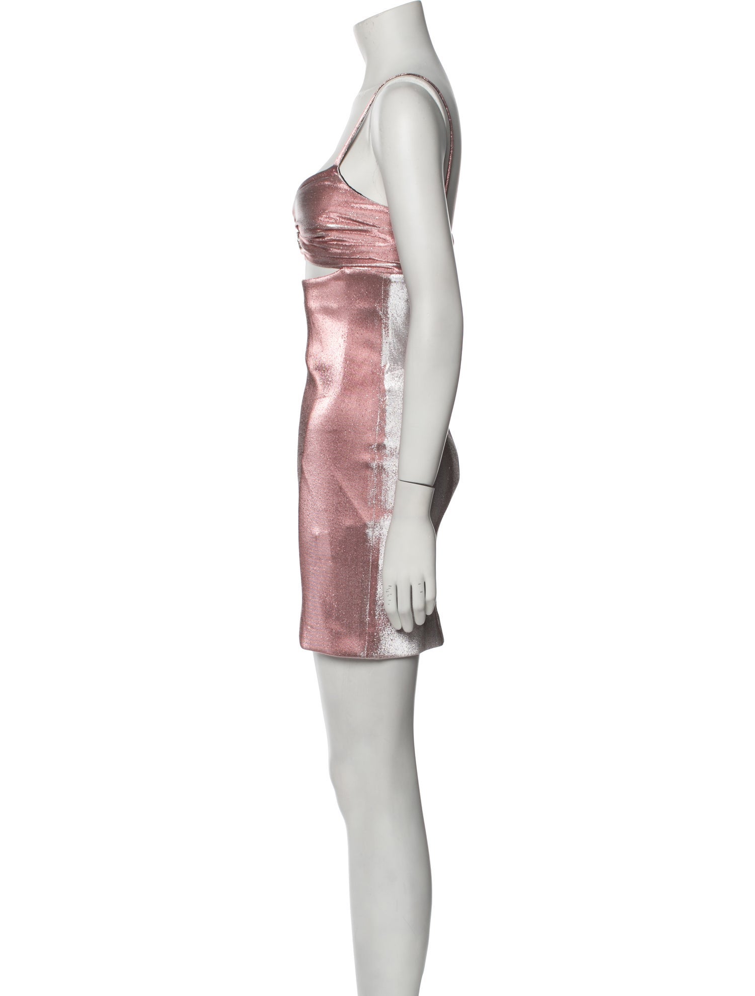 Area V-Neck Mini Dress w/ Tags