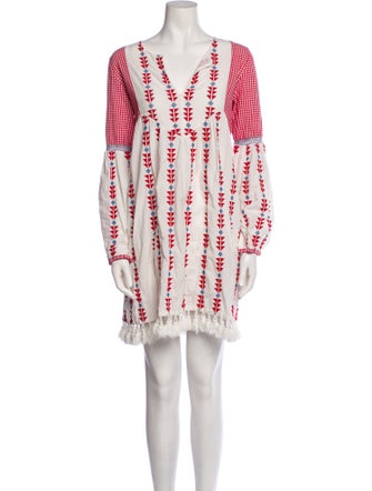 Area Striped Mini Dress