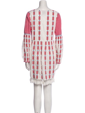 Area Striped Mini Dress