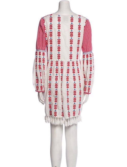 Area Striped Mini Dress