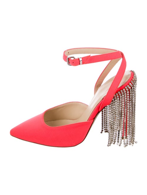 Area Crystal Embellishments Slingback Pumps