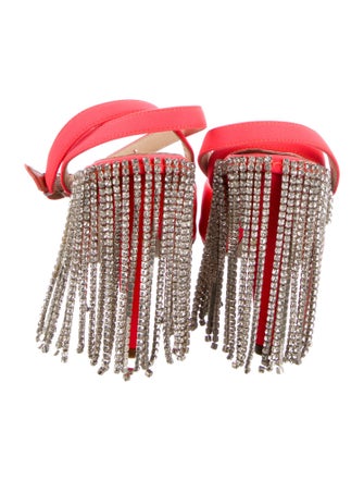 Area Crystal Embellishments Slingback Pumps