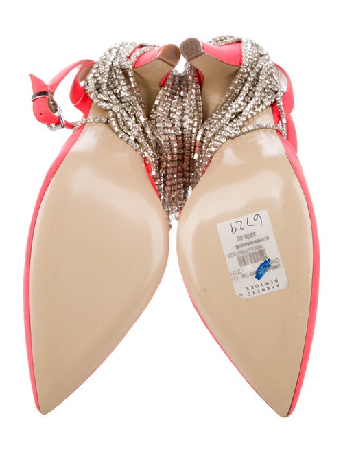 Area Crystal Embellishments Slingback Pumps