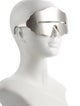 Area Shield Mirrored Sunglasses