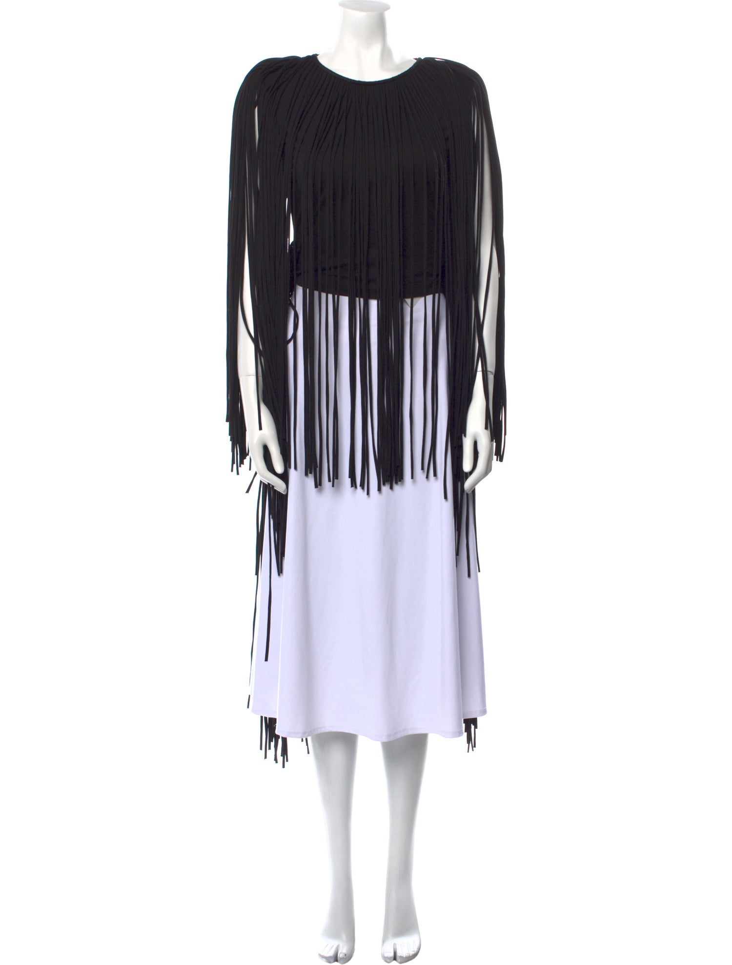 Area Bateau Neckline Three-Quarter Sleeve Tunic